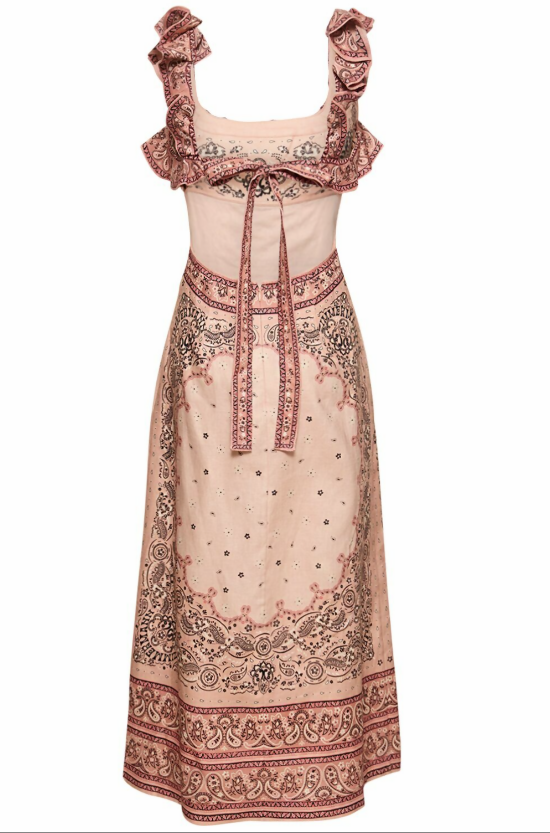 zimmermann matchmaker frilled midi dress Zimmermann Matchmaker Frill Midi Dress size 4 / AU 14