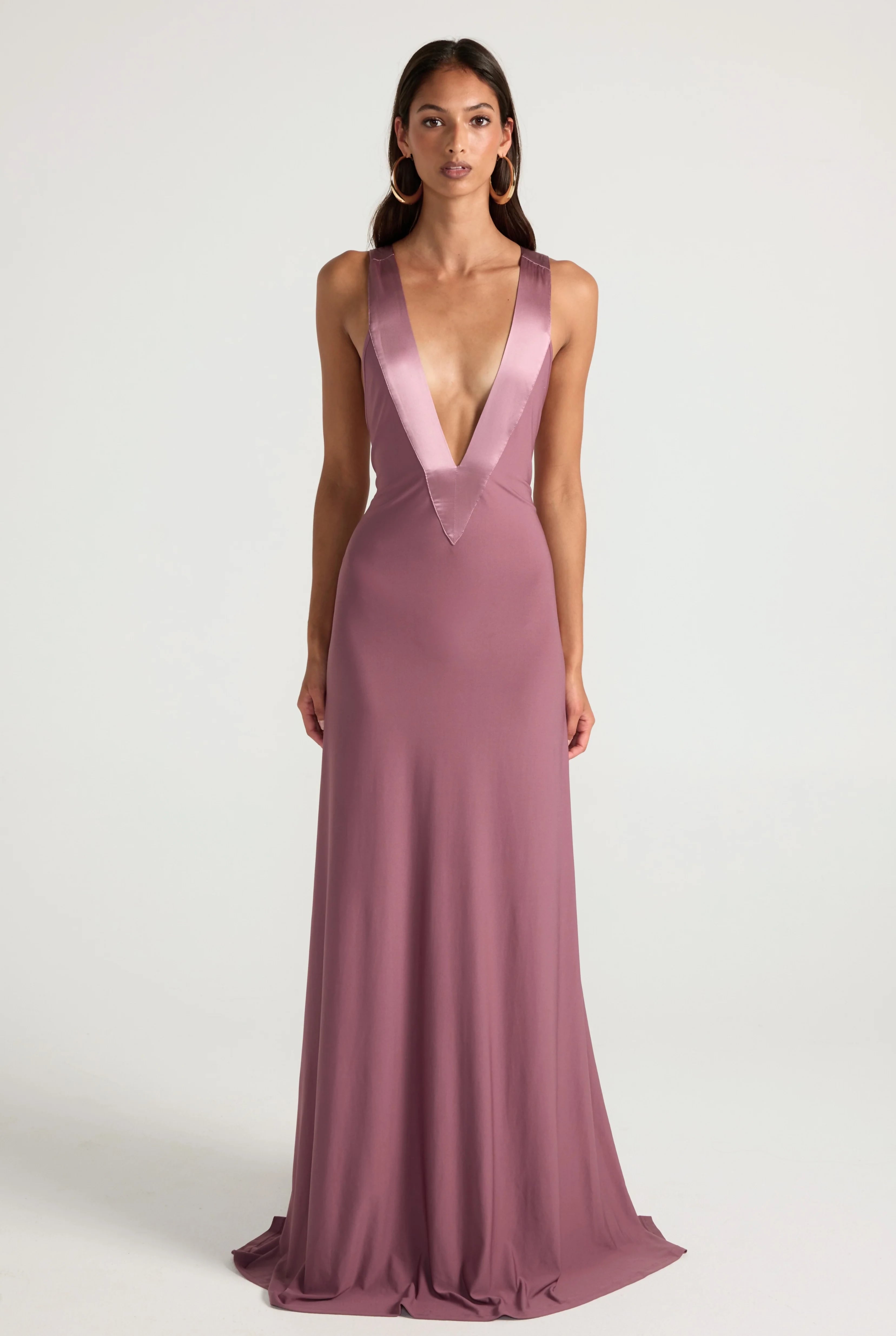 Ance Gria Rosa Gown Mauve Size XS