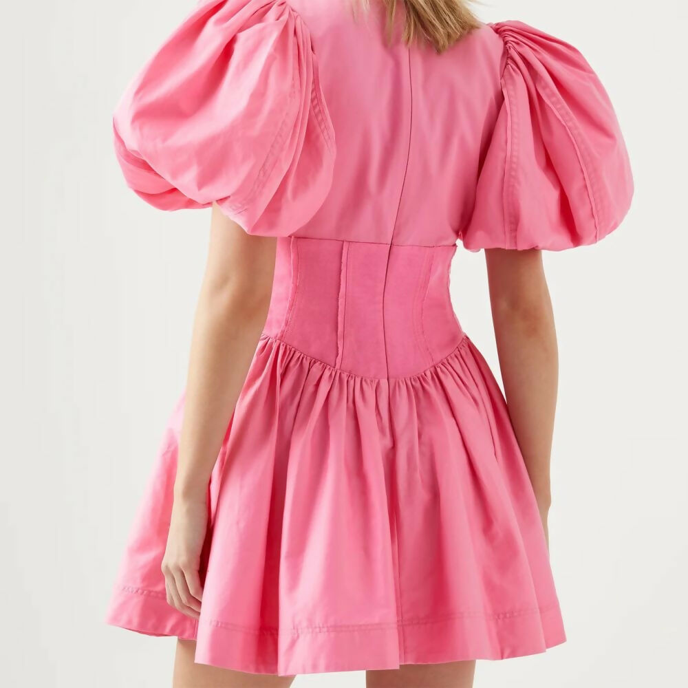 Aje Gianna Puff Sleeve Pink Size 10