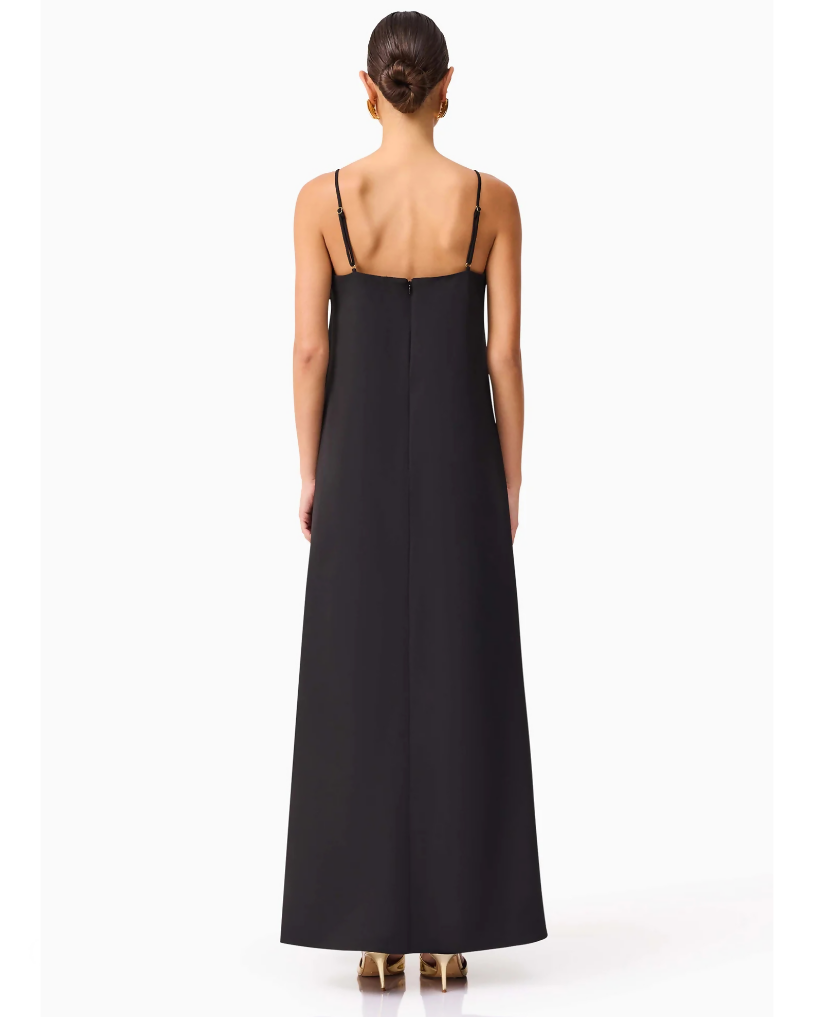 Elliatt Buttercup Embroidered Maxi Dress Black Size XS, S, M & L