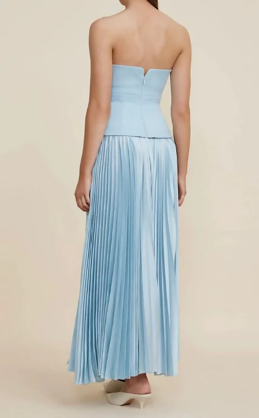 Acler Avonlea Midi Dress in Blue