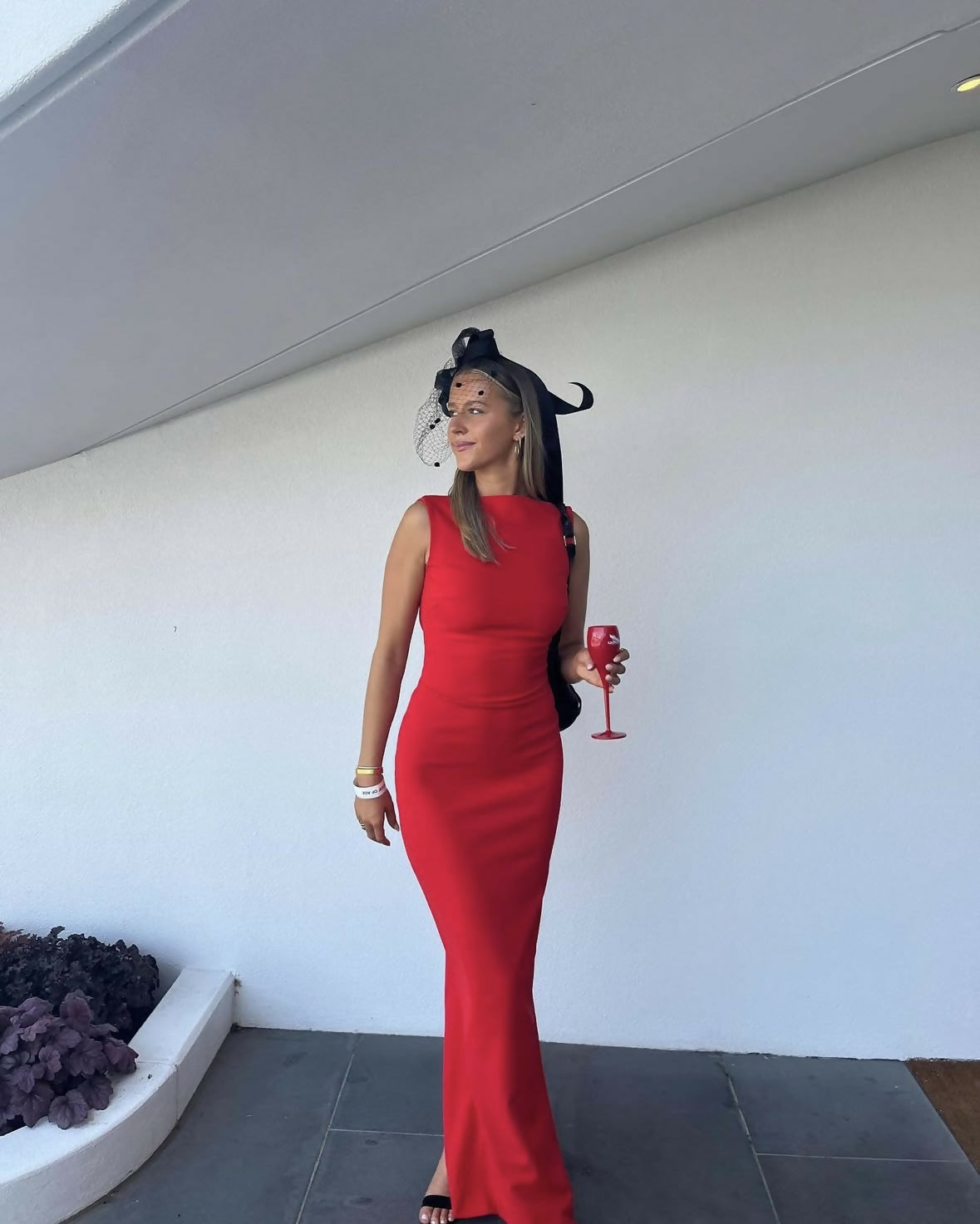 Verona Gown in Cherry Red Size XS
