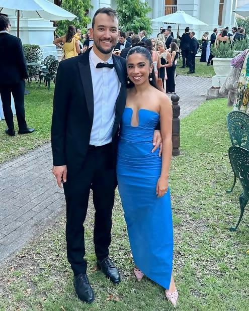 SIR the Label Caris Blue Gown