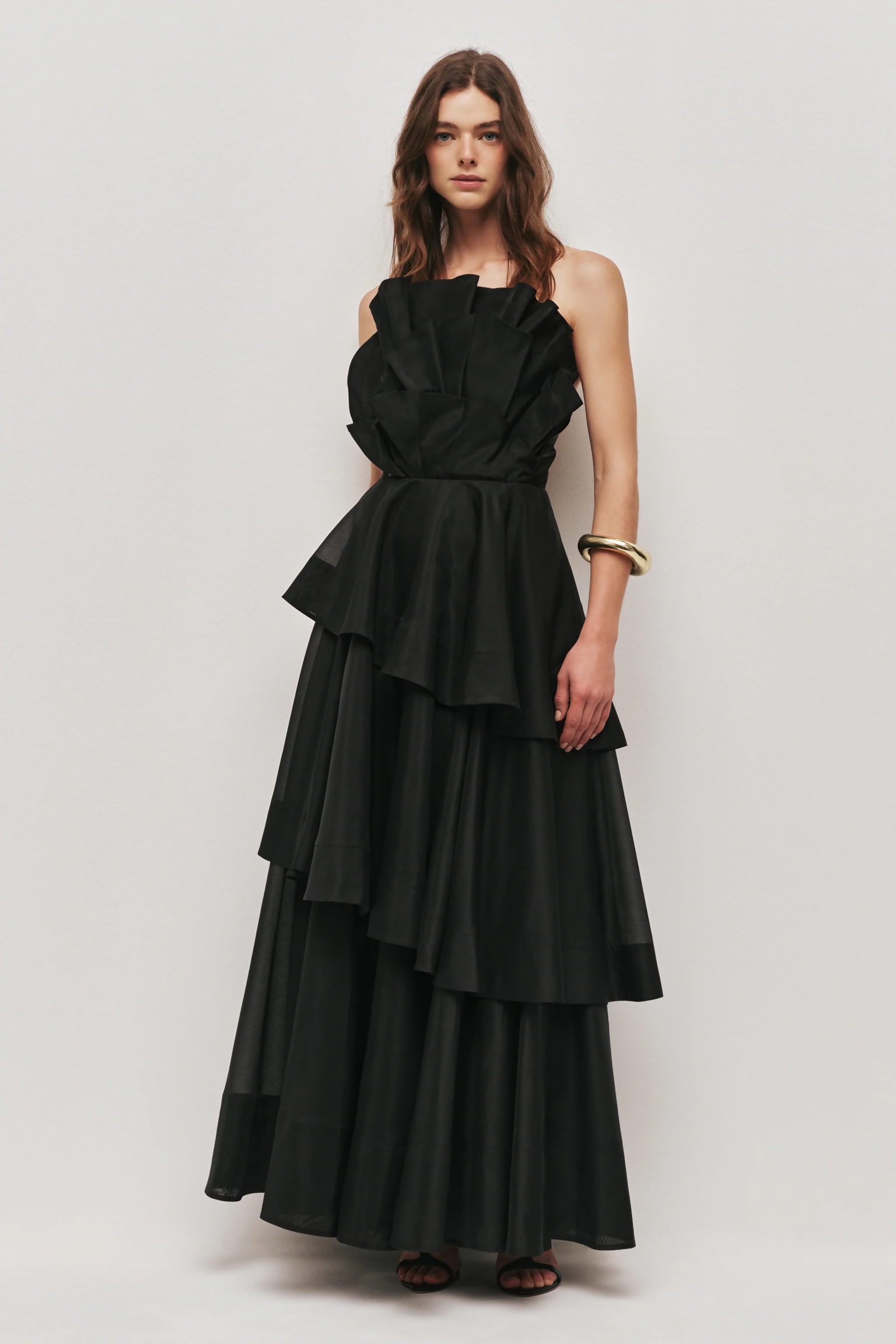 Aje Selestia Gown in Black Size 14