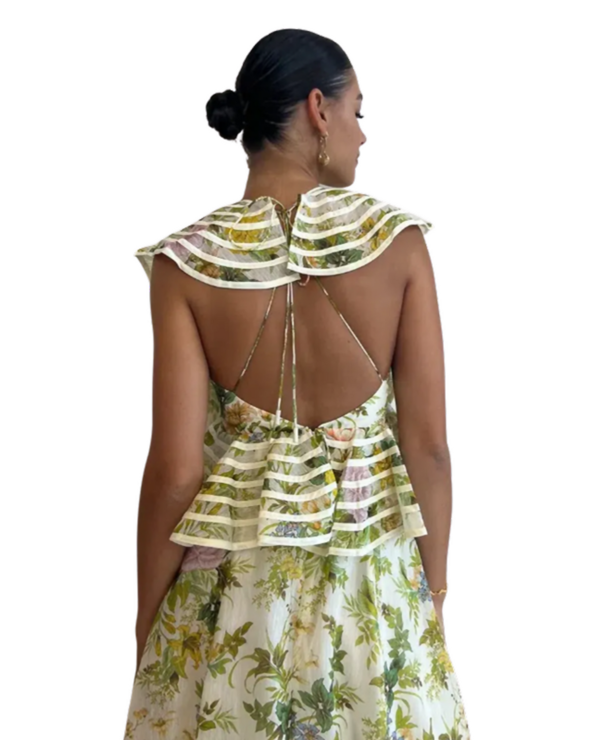 Alemais Eden Flounce Midi Dress