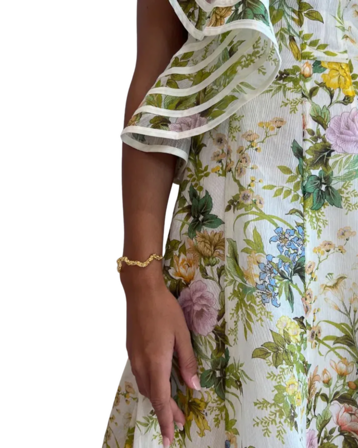 Alemais Eden Flounce Midi Dress