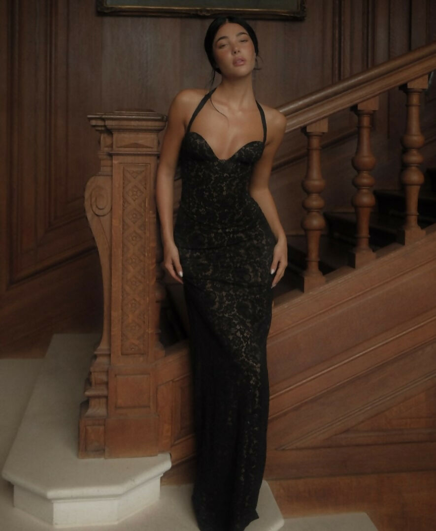 Fenity Monique Dress in Black Size XS, S, & M | The Designer Hire