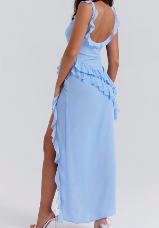 House of CB Ariela Ruffle Maxi