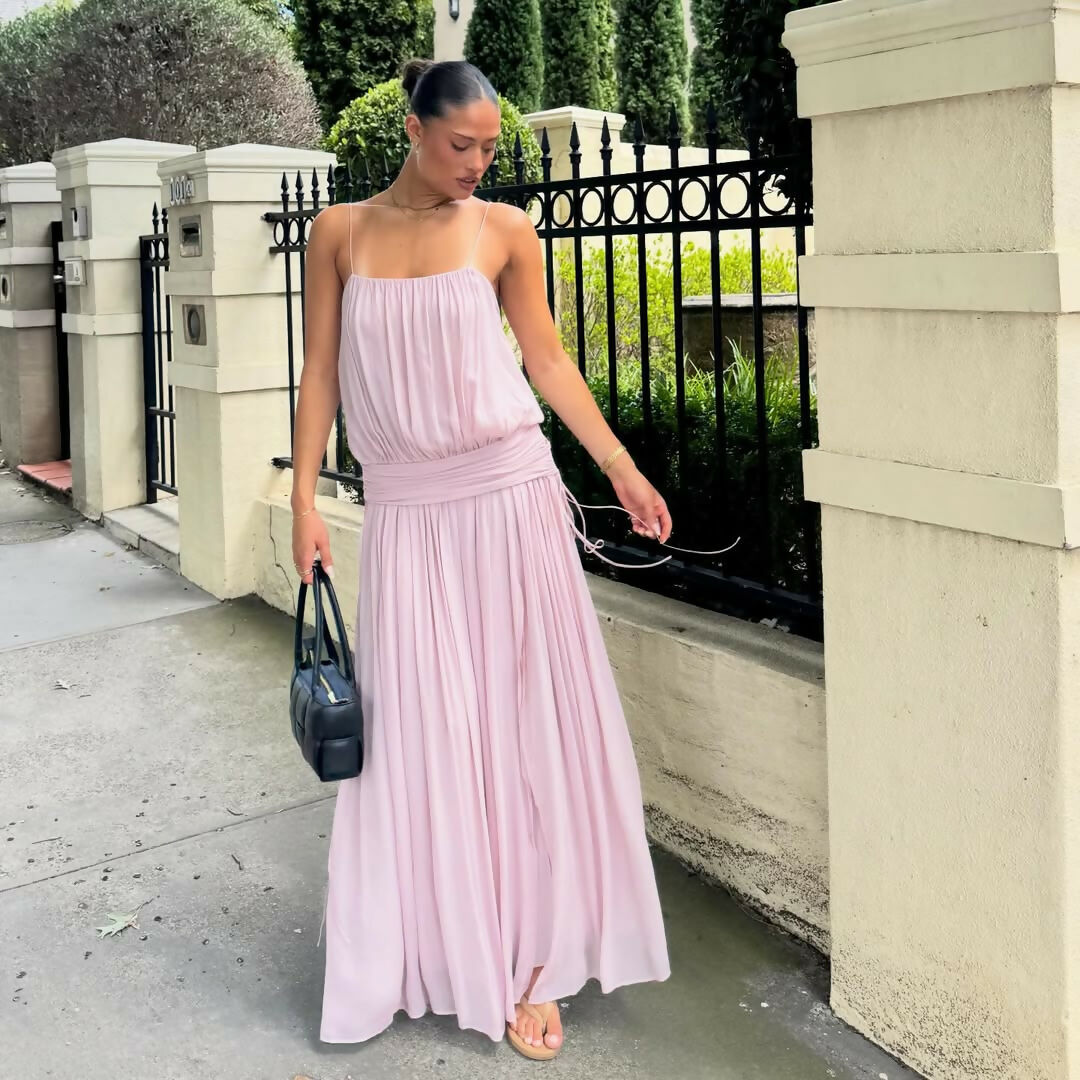 Bec & Bridge Camille Blouson Dress in Mauve Size S/8