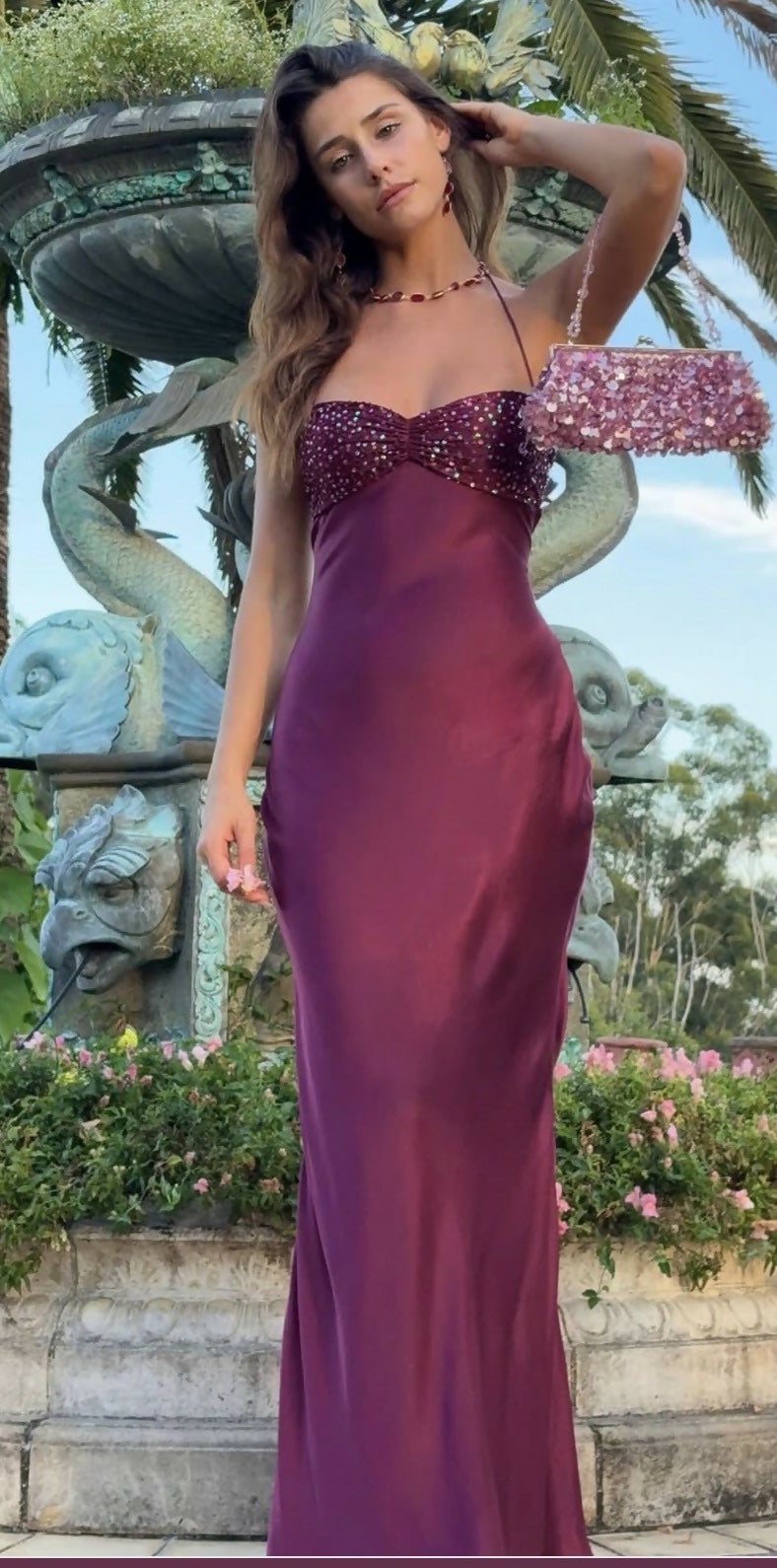 i am delilah jade maxi dress Size XS highlight-perfect-fit Original Additions: Dressing Rooms Color:M-Mist Blue