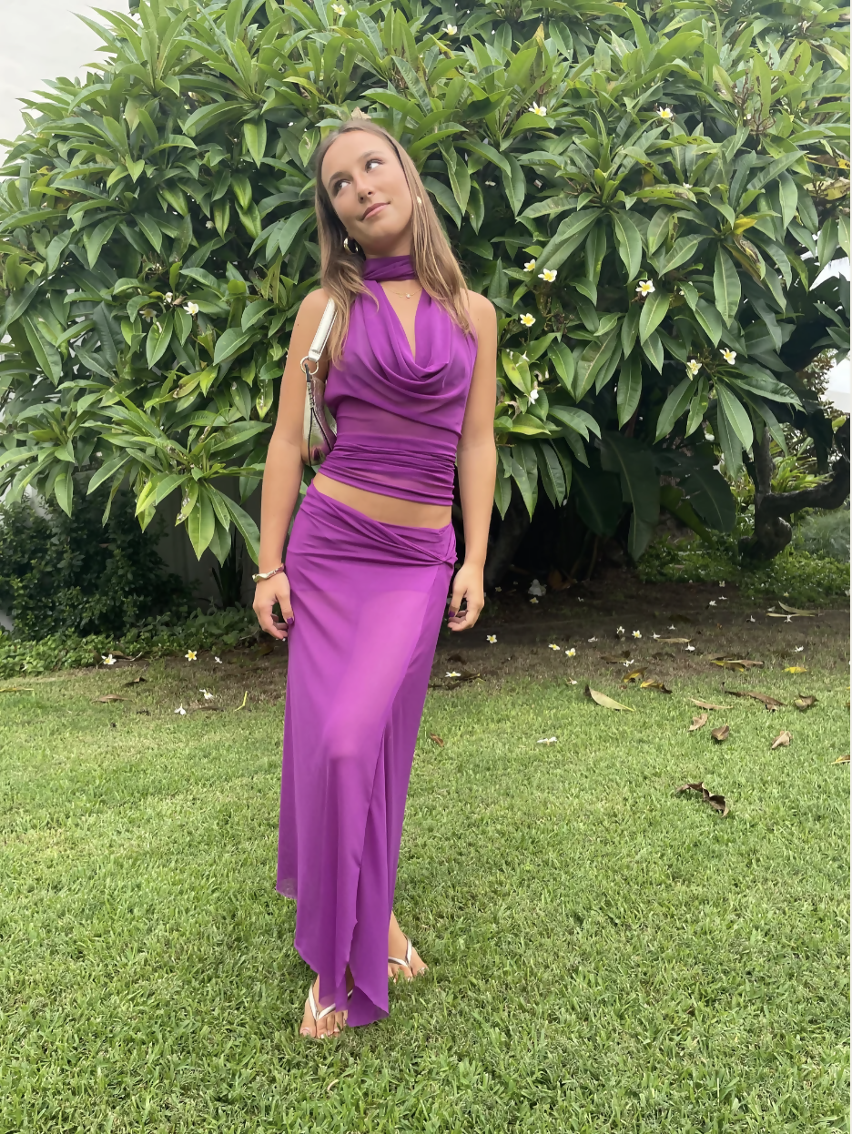 Ance Gria Prim Set in Plum