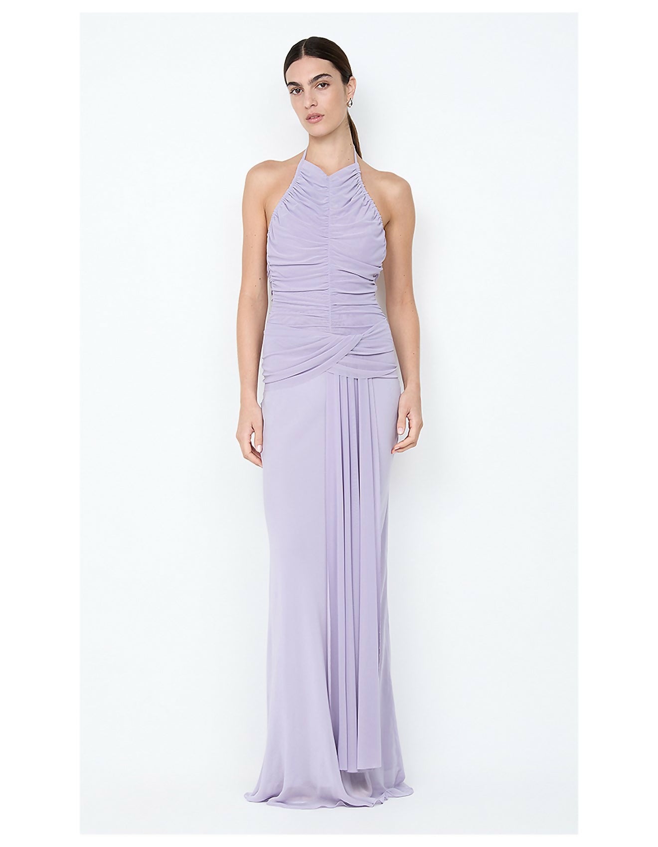 Delilah Halter Maxi Dress Wisteria Purple Size 8