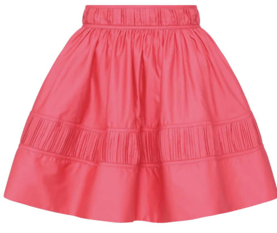 AJE Pepper Ruched Crop Bodice size 14 & Calder Mini Skirt size 12