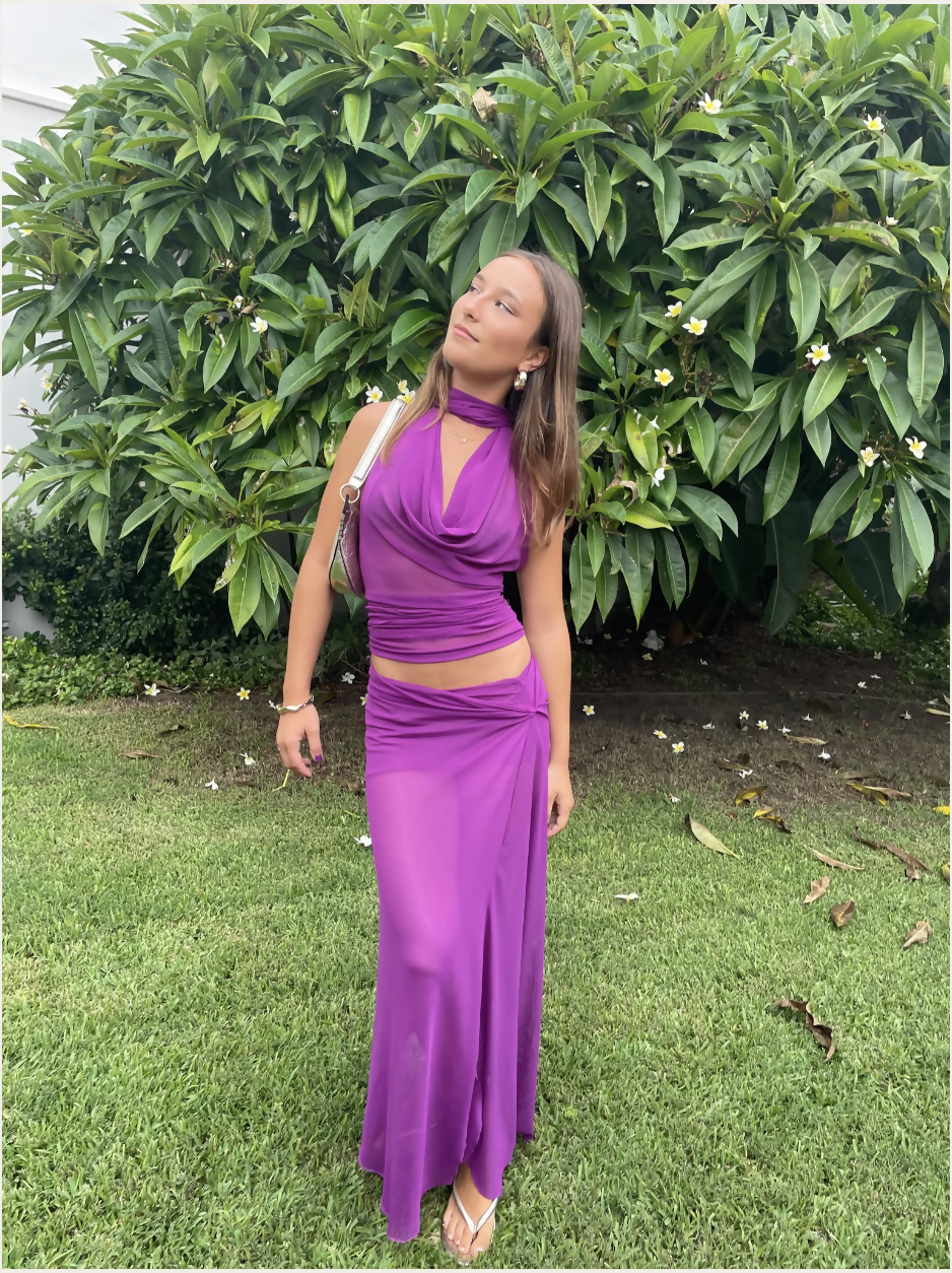 Ance Gria Prim Set in Plum