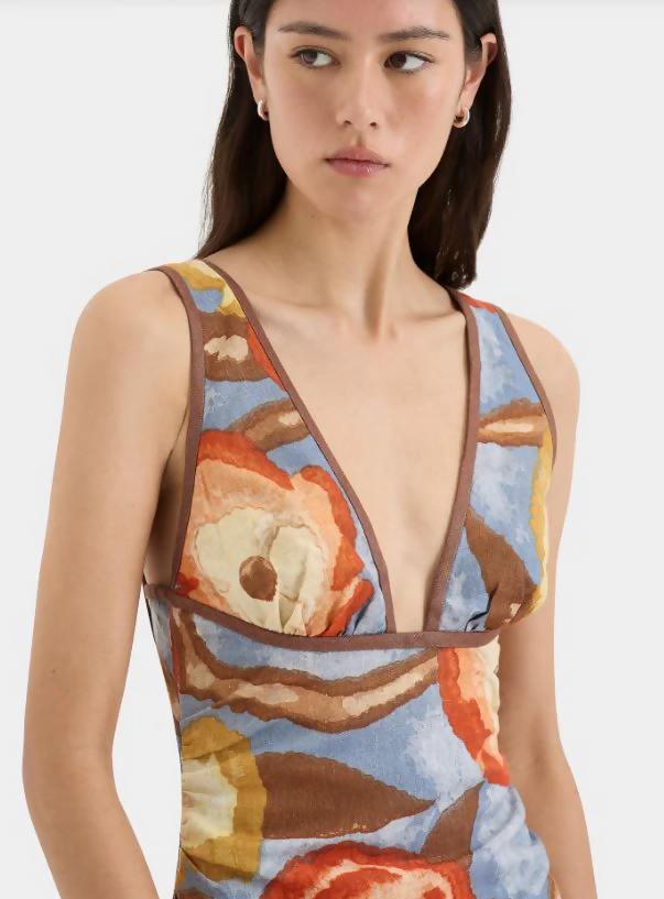 marcie linen dress Marcie Halter Maxi Dress main image 0