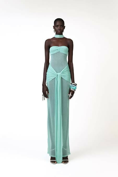 Khanums Kesca Mint Maxi Dress