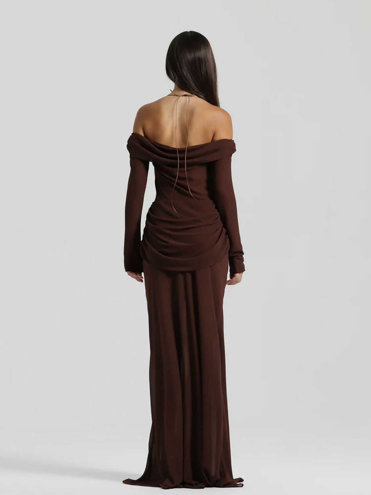 Natalie Rolt Emily Gown Espresso Size 1