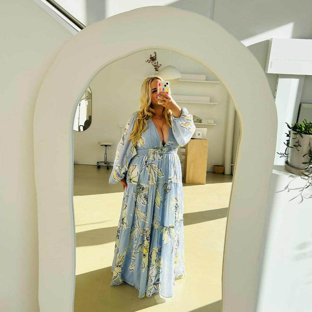 aje belize maxi dress Aje Romantica Voile Maxi Dress Size 16