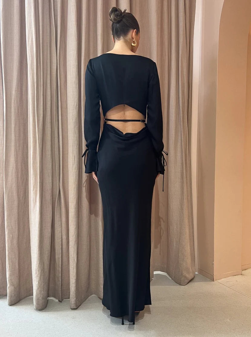 Bec & Bridge Diamond Days Long Sleeve Maxi Dress