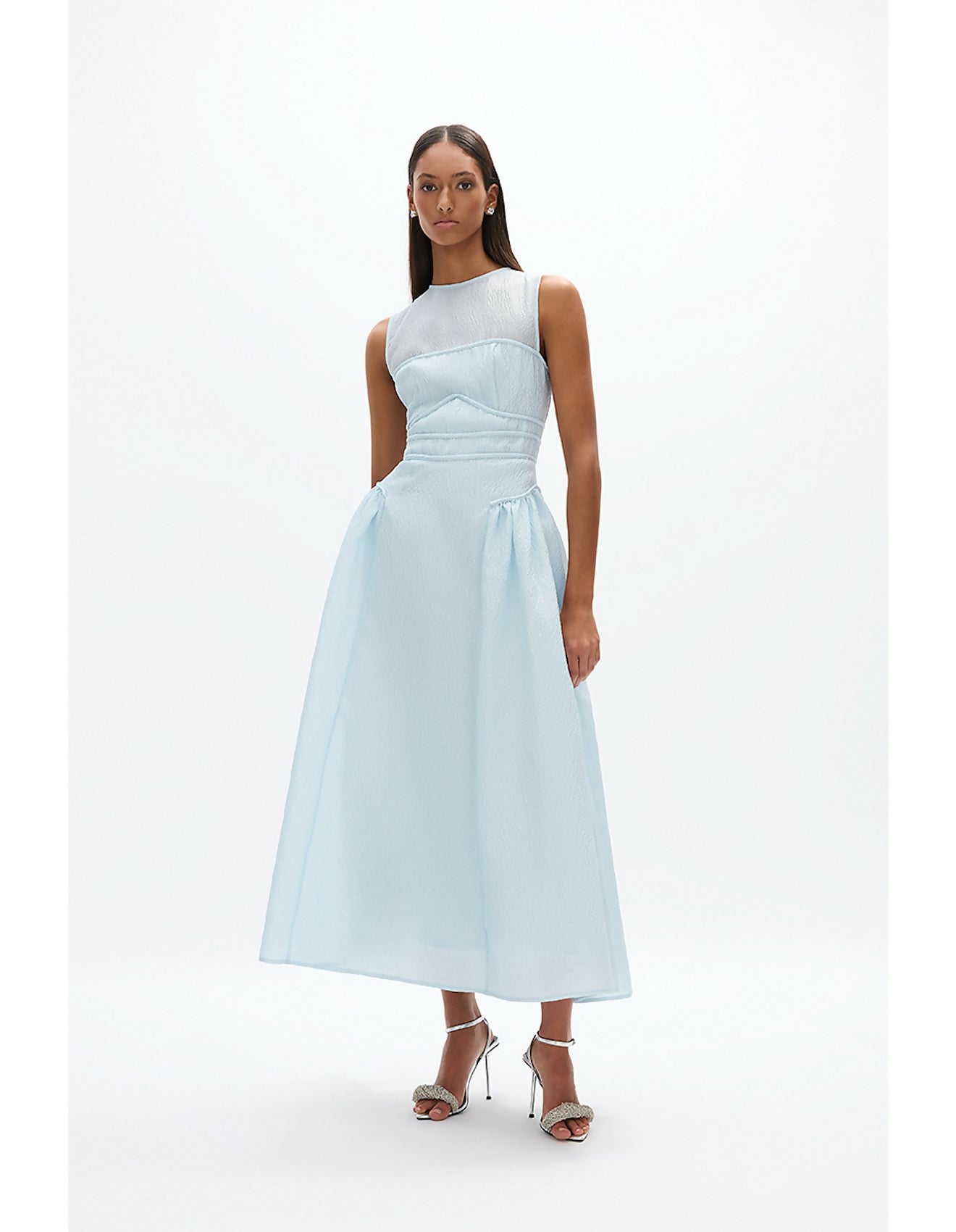 Rachel Gilbert Sophia Dress Sky Blue Size 2 / AU 10