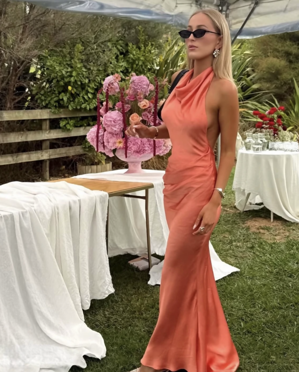 Arcina Ori Gaia Gown Papaya