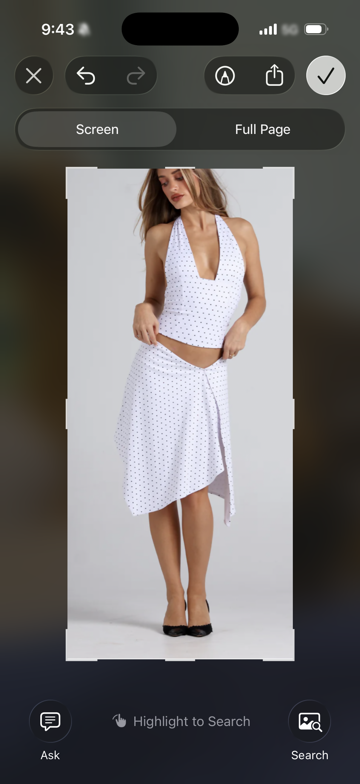 Amelie Teje Bobbi polka dot set Size XS