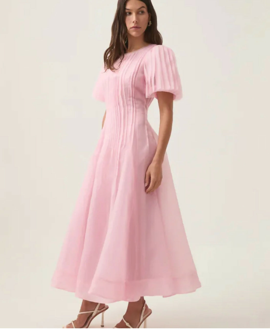 Nova Pleated Midi Dress Size 8, 10, & 14