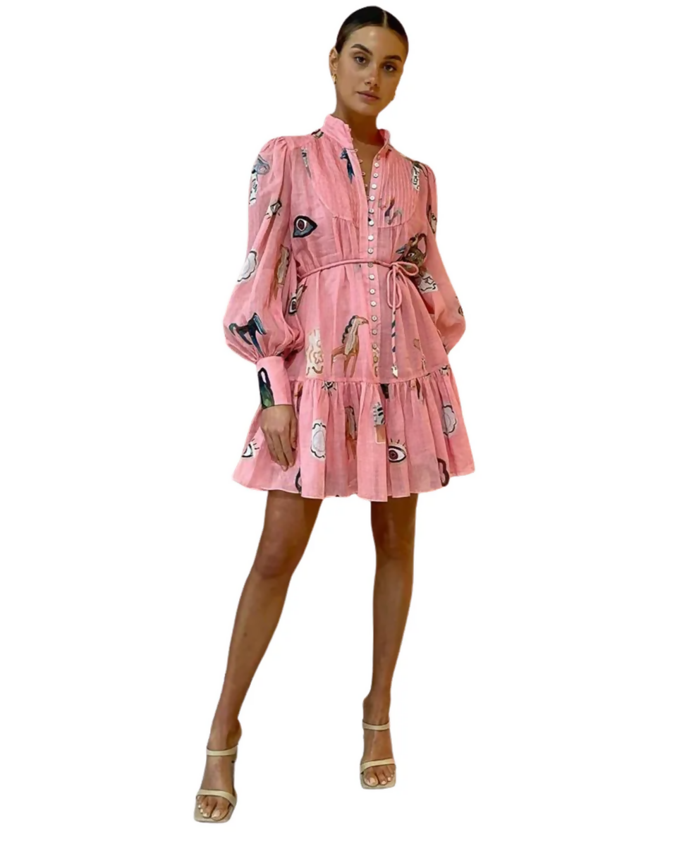 Alemais Cleo Mini Dress Size 10