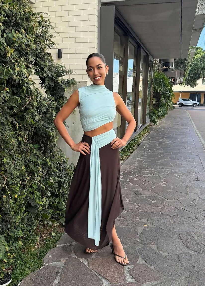 Bec & Bridge Conni Asym Midi Dress Size Small | The Designer Hire Bec & Bridge Conni Asym Midi Dress Size Small | The Designer Hire