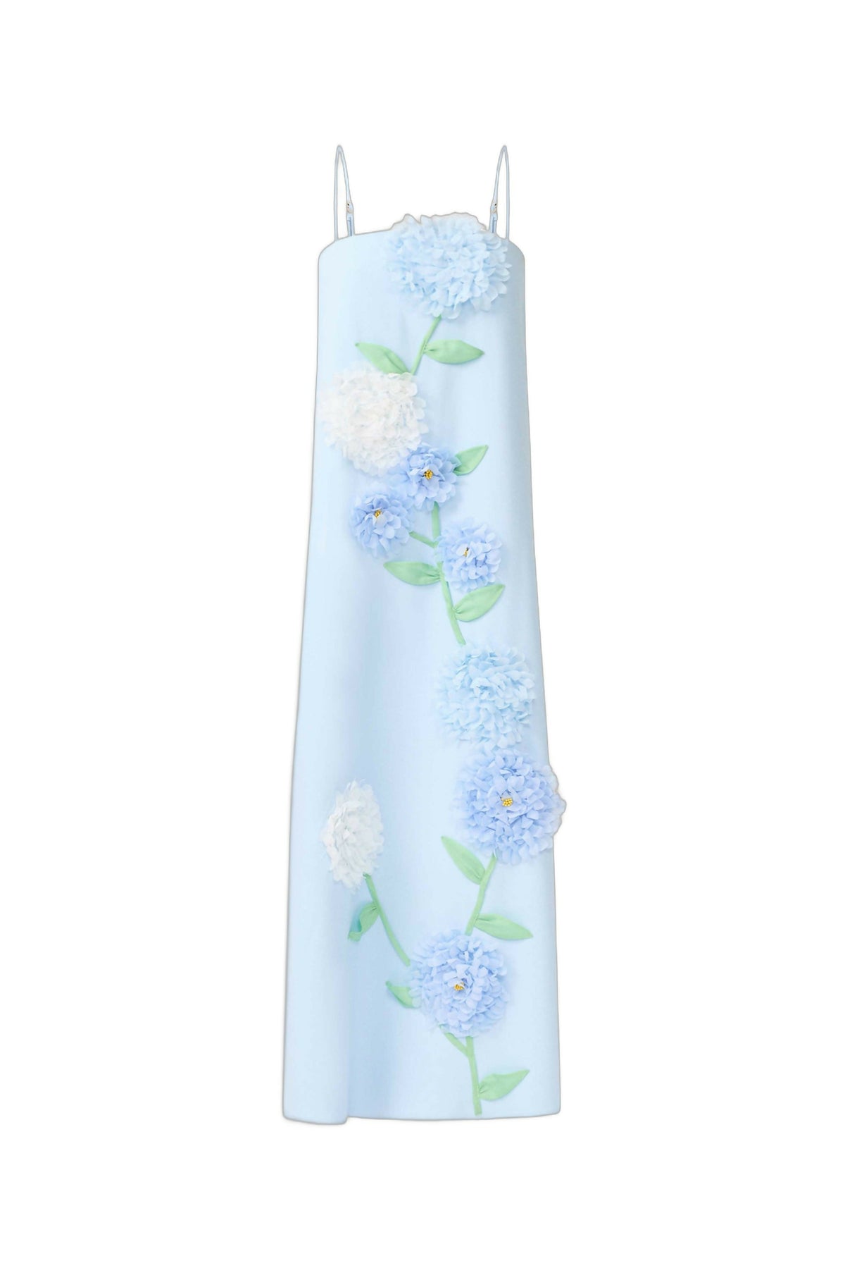 Elliatt Buttercup Embroidered Maxi Dress Blue Size M