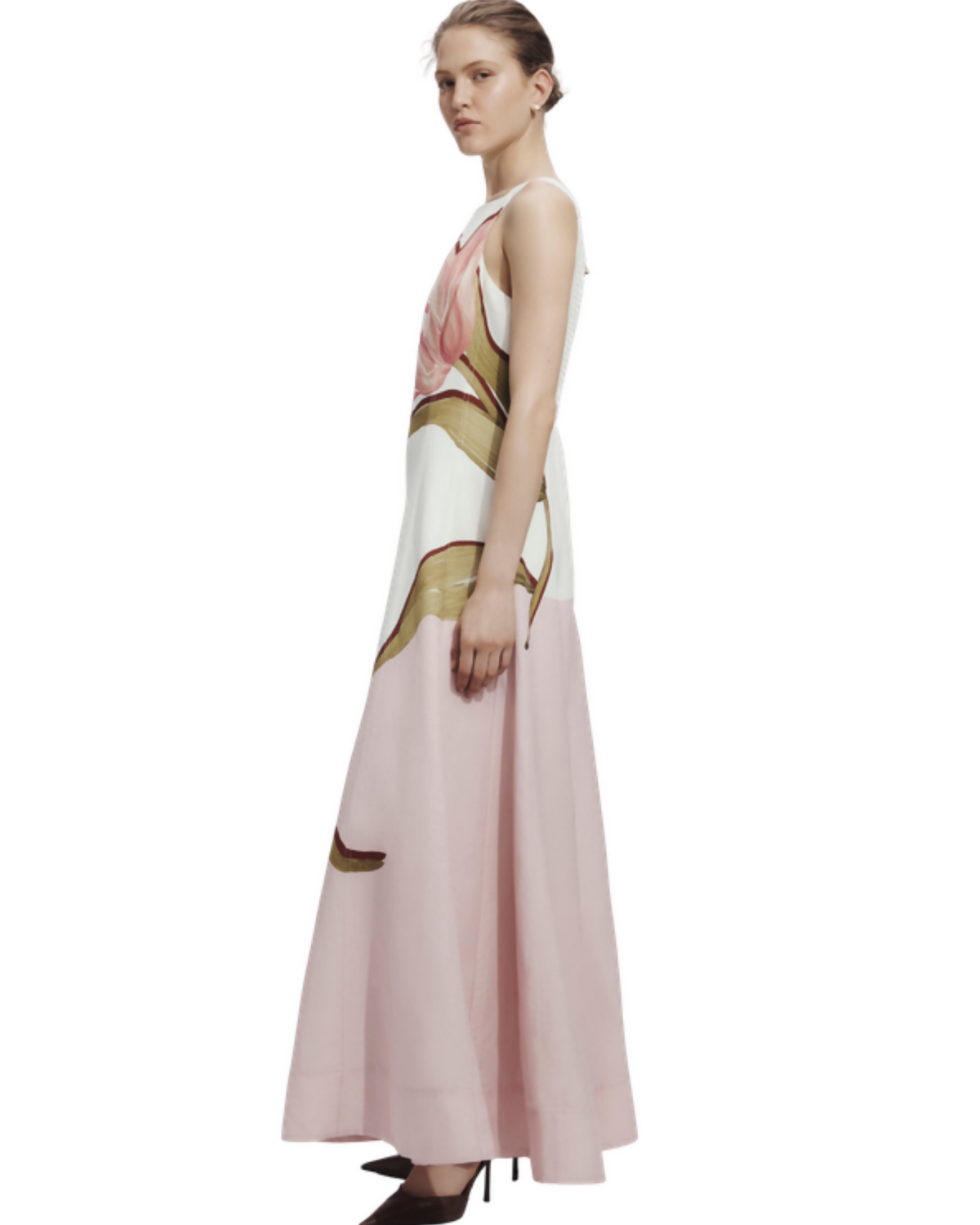 Aje Skies Maxi Dress Flourish Rose