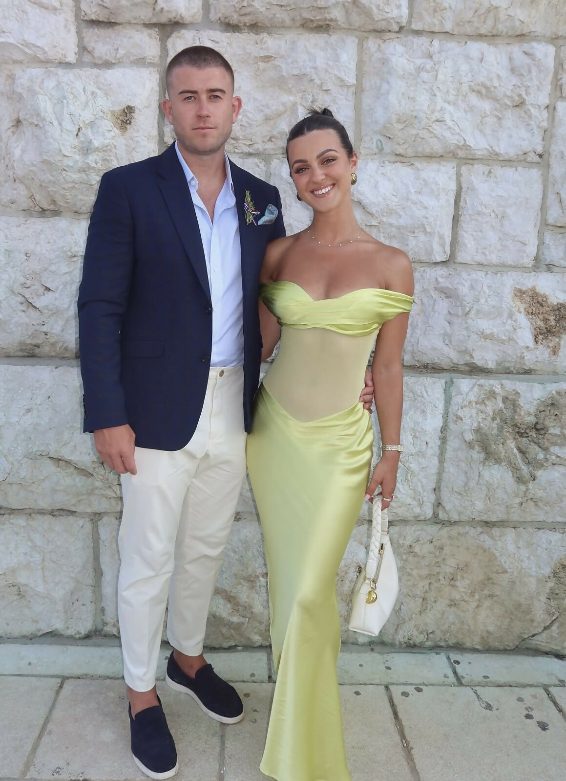 Natalie Rolt Gwyneth Gown in Chartreuse Size XS/6