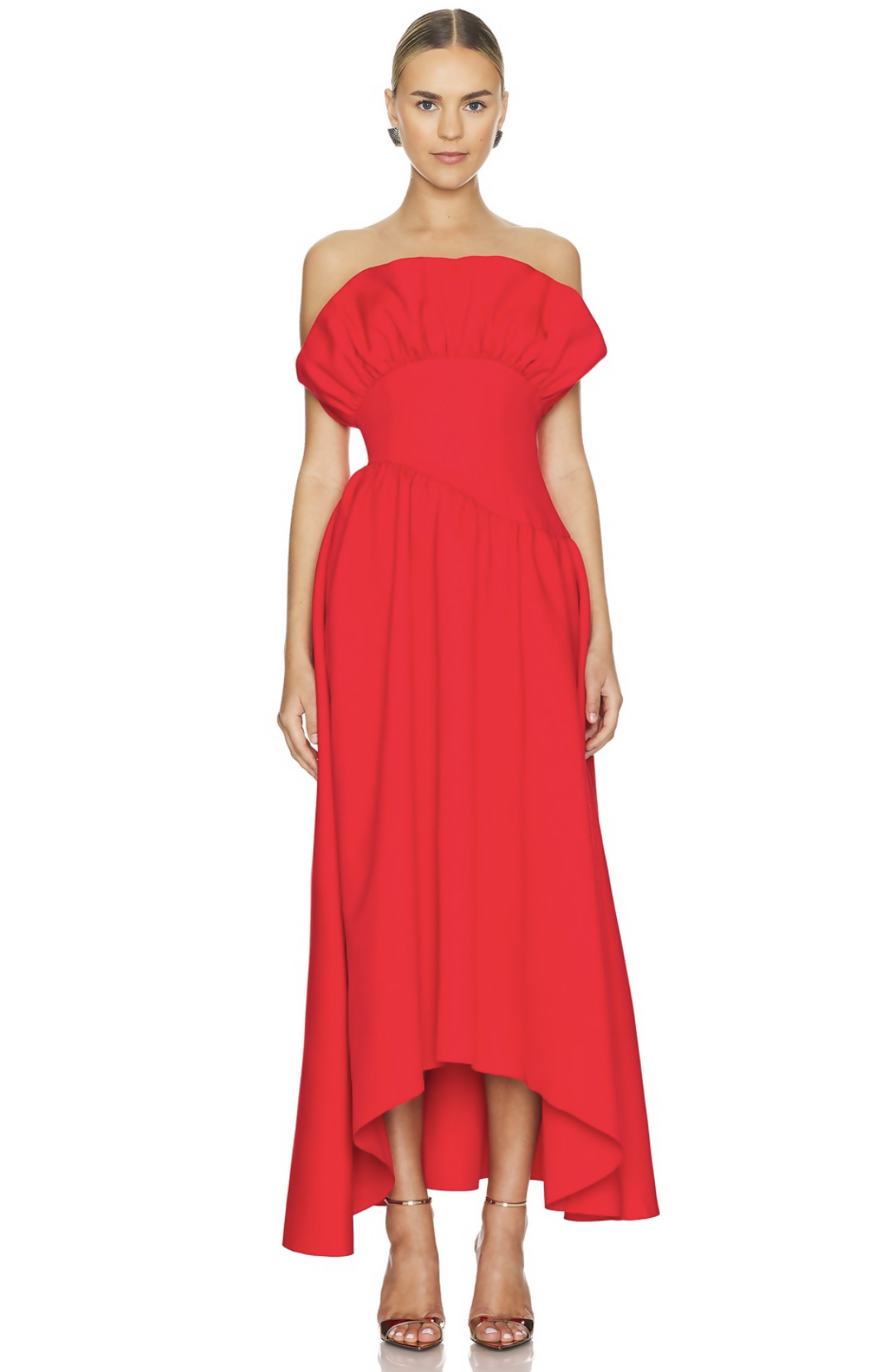 Elliatt Laurel Sleeveless Maxi Dress in Red Size M / AU 10