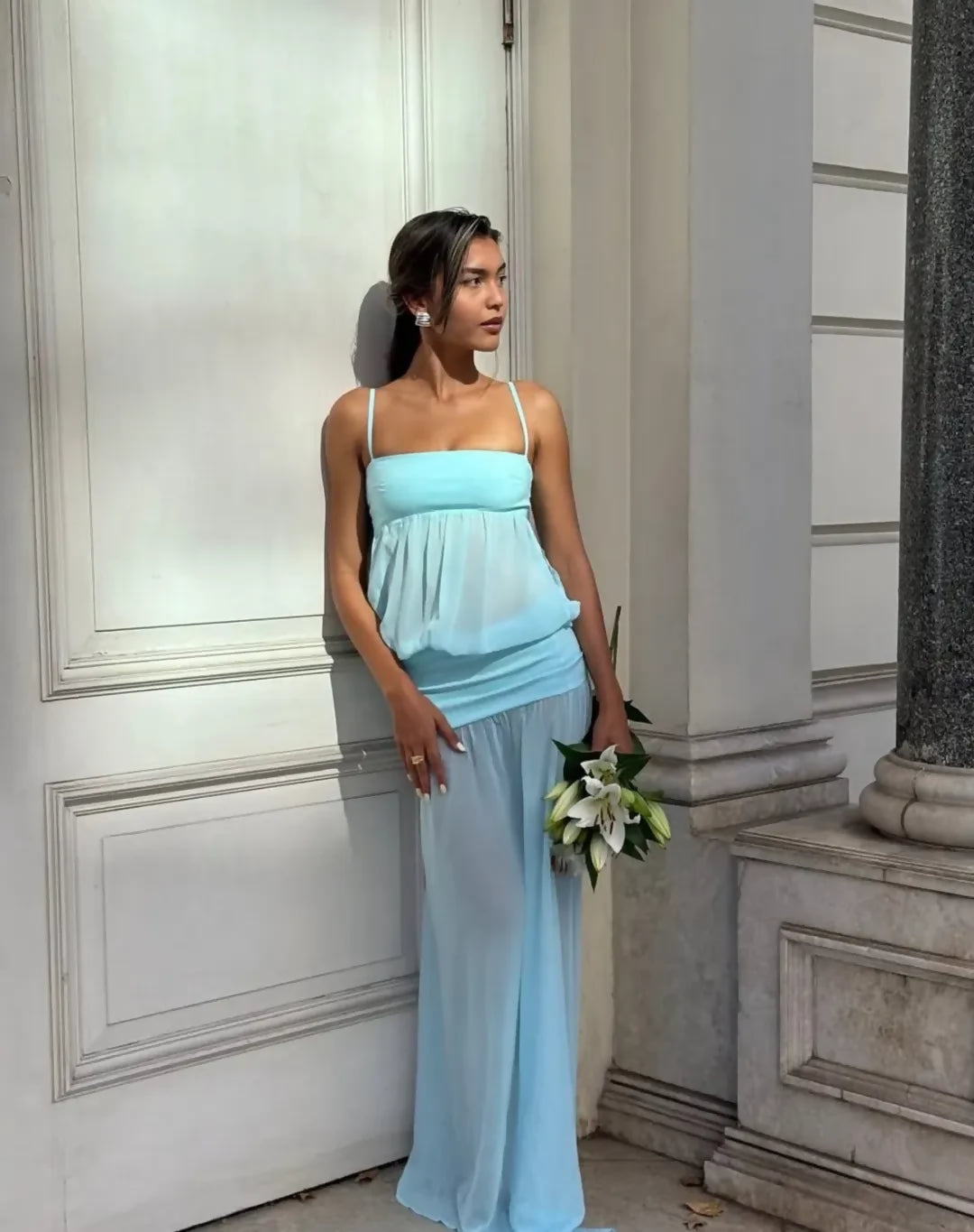 Ance Gria Romeo Aqua Gown Size XS