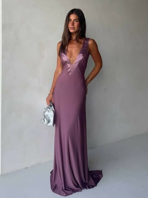 Ance Gria Rosa Gown Mauve Size XS