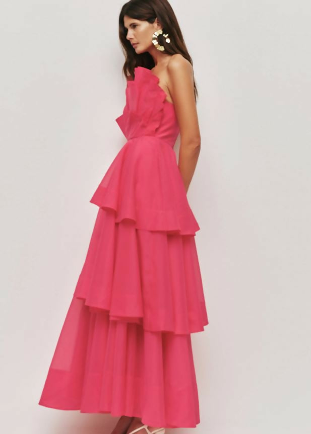 Aje Selestia Gown in Pink Magenta Size 6, 8, & 10