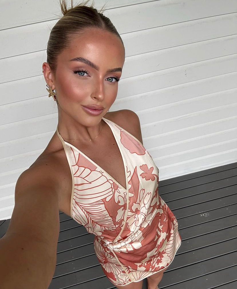 SIR The Label Como Twist Mini Dress