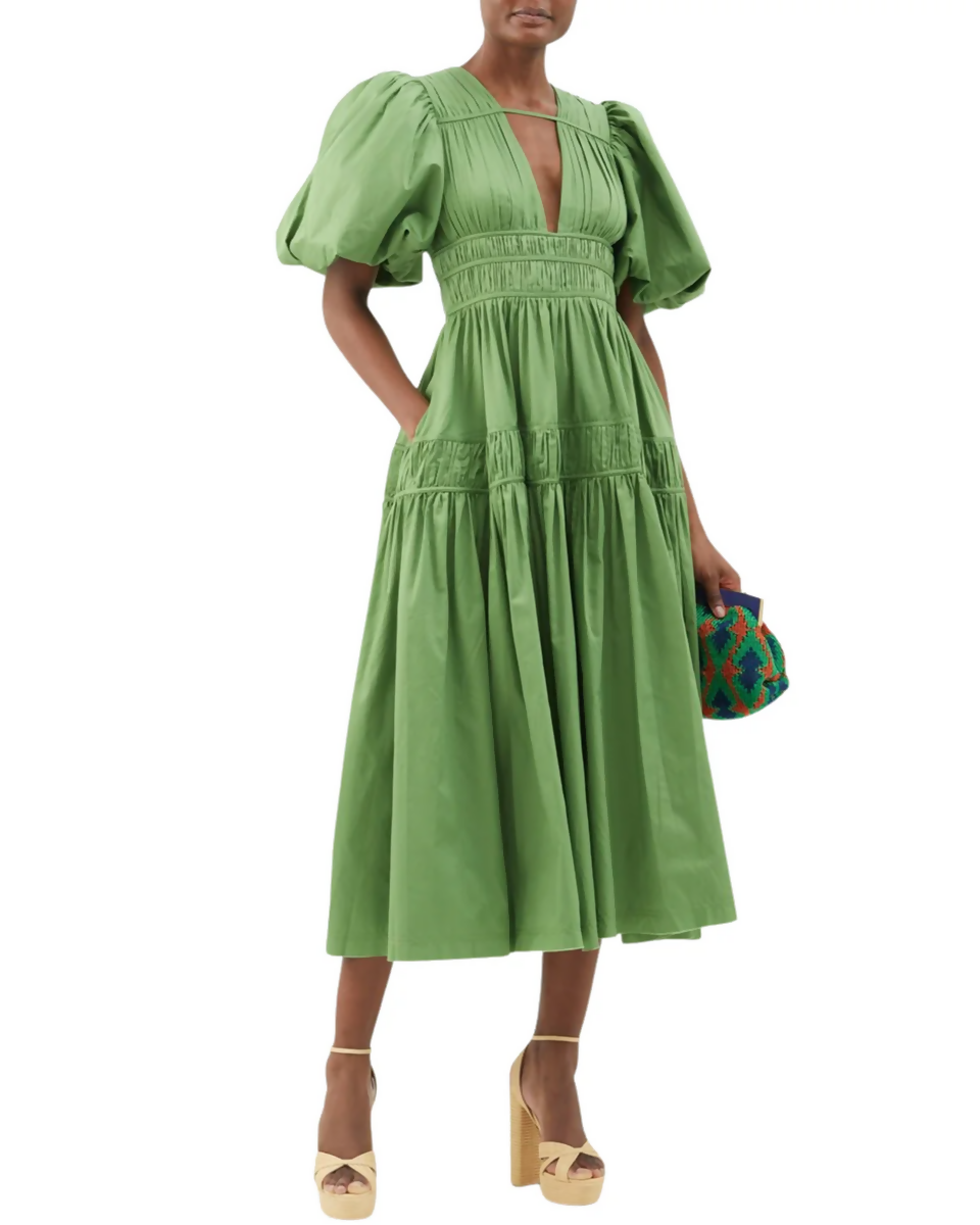 Aje Fallingwater Midi Dress Size 12