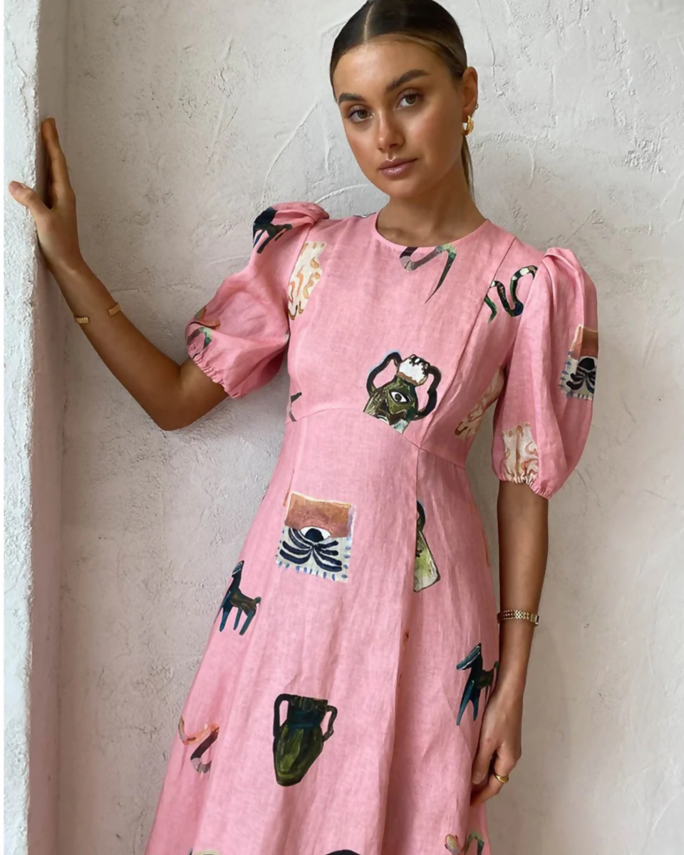 Alemais Cleo Midi Dress Size 10 & 12