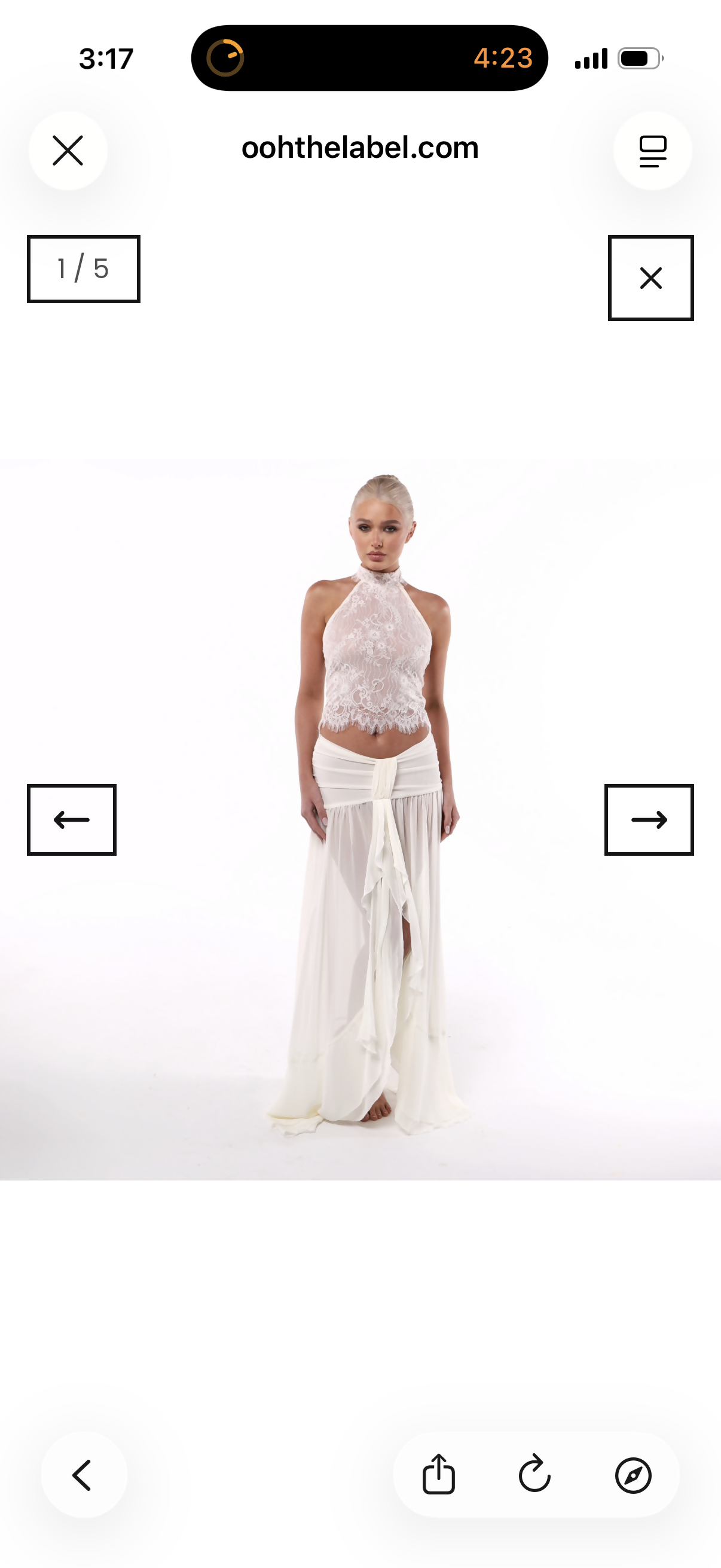 Wilhelmina Skirt and Poppy Top Set Size S (Skirt) / Top (XS)