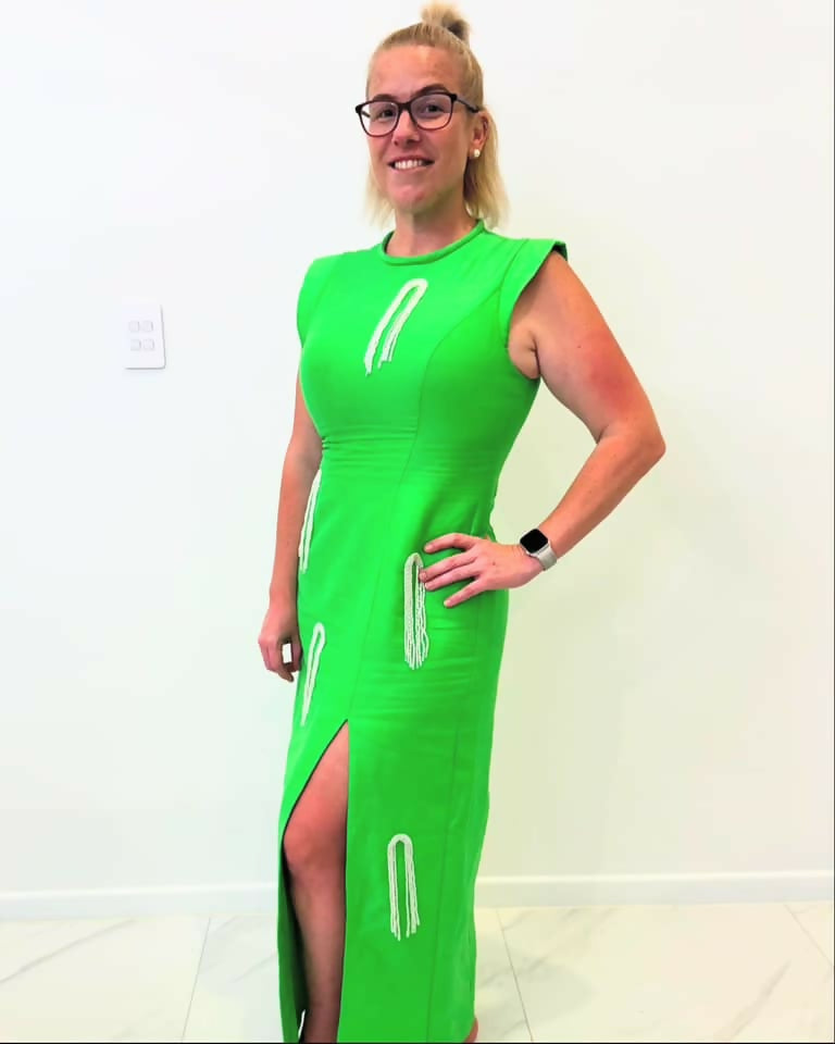 ALMAIS Dazzle Midi Dress size 12 | The Designer Hire