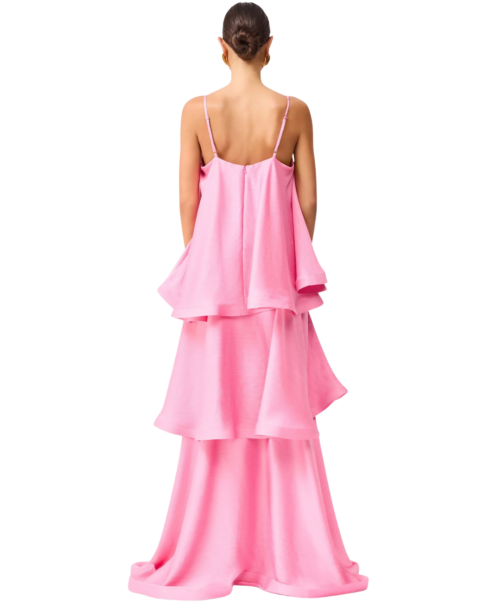 Elliatt Tilly Tiered Maxi Dress PInk Size S, M, L