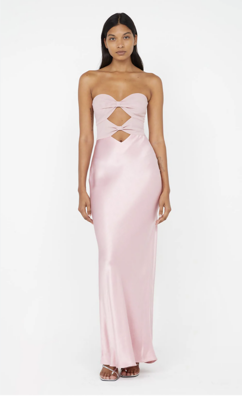 Halle strapless maxi