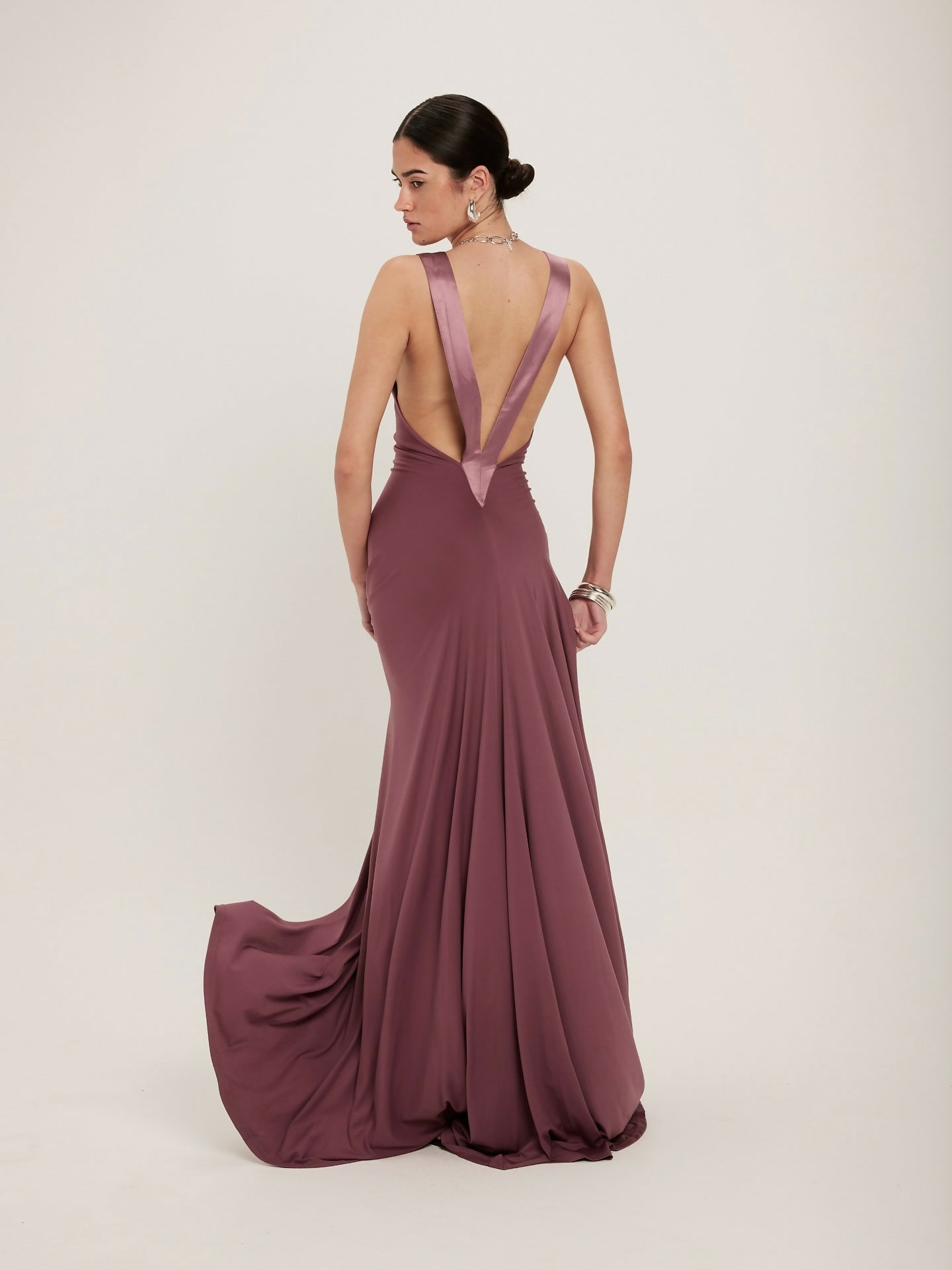 Ance Gria Rosa Gown in Mauve Size XS