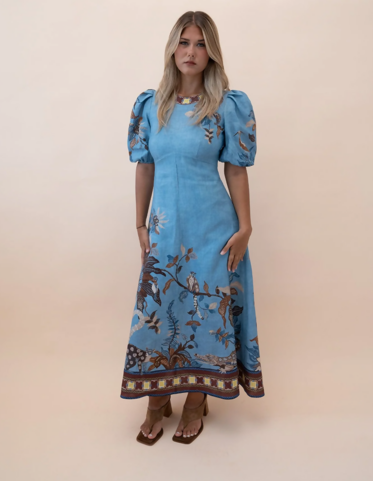 Alemais Georgie Midi Dress Size 8, 10, 12, & 14 | The Designer Hire Alemais Georgie Midi Dress Size 8, 10, 12, & 14 | The Designer Hire