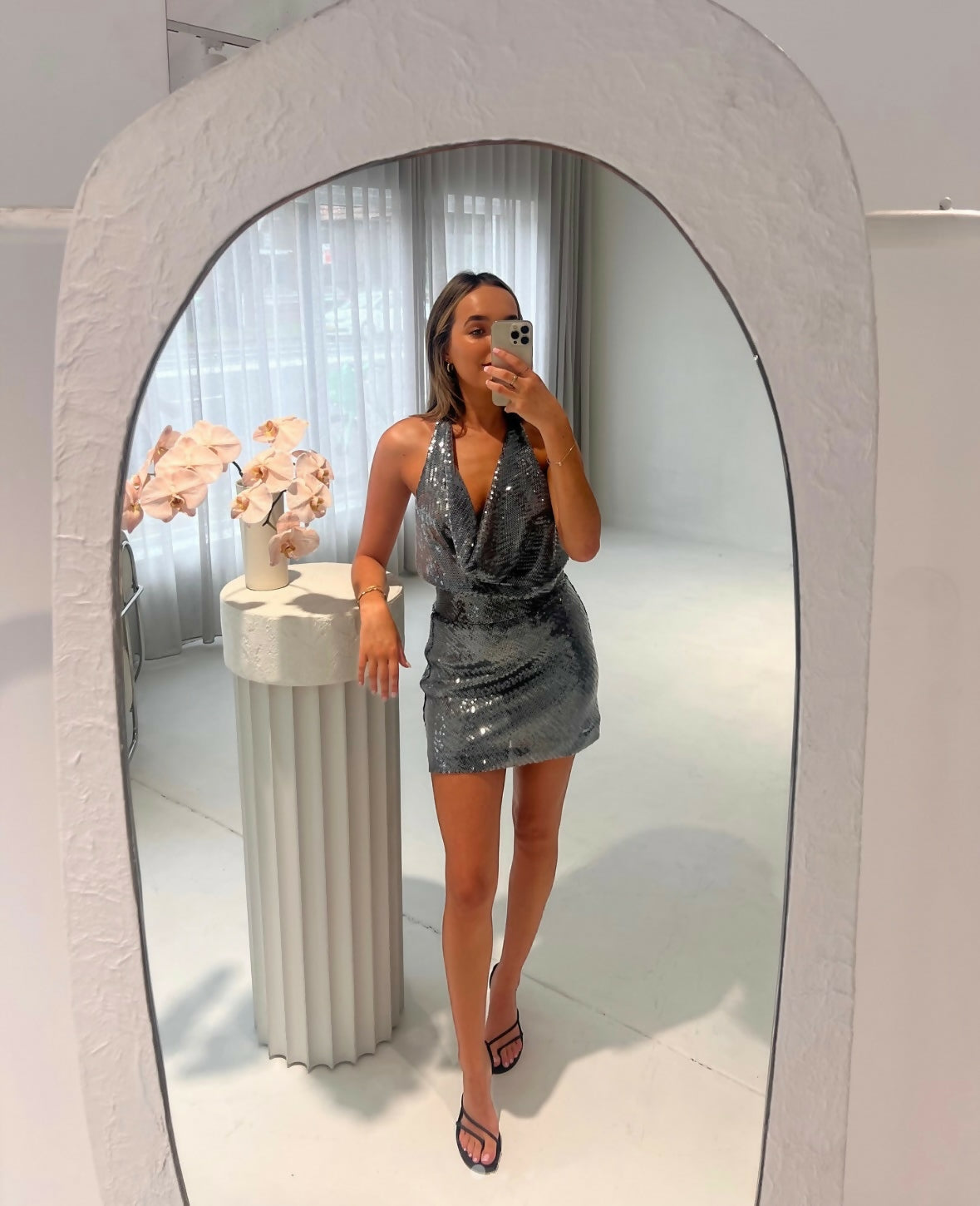 New Romantics Blair Sequin Mini Size 10