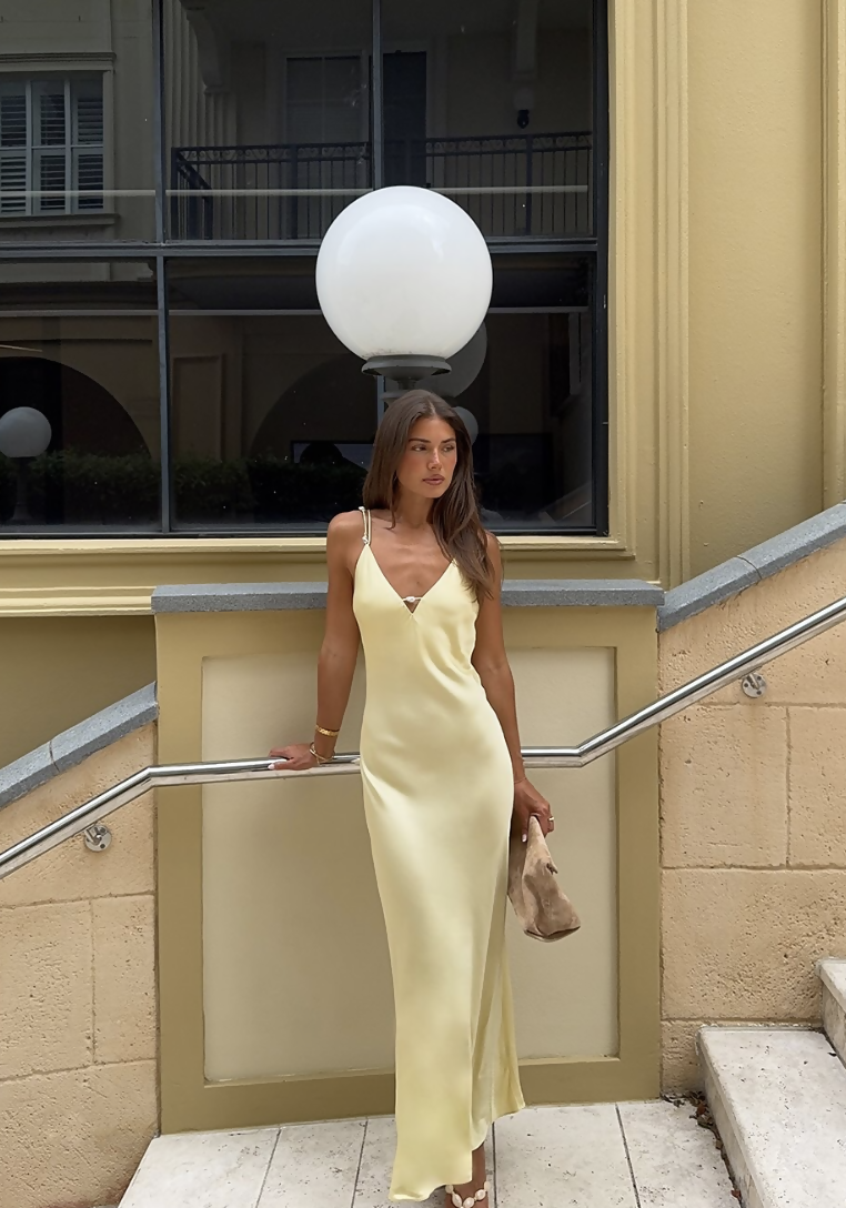 AJE Studio Agate Crossback Dress