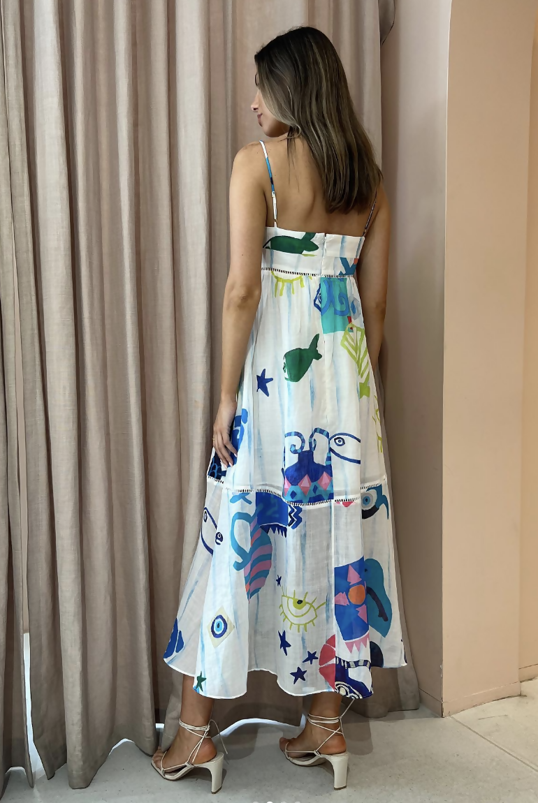 Kate Ford Pella Ladder Bustier Dress size 4 (AU14-16)