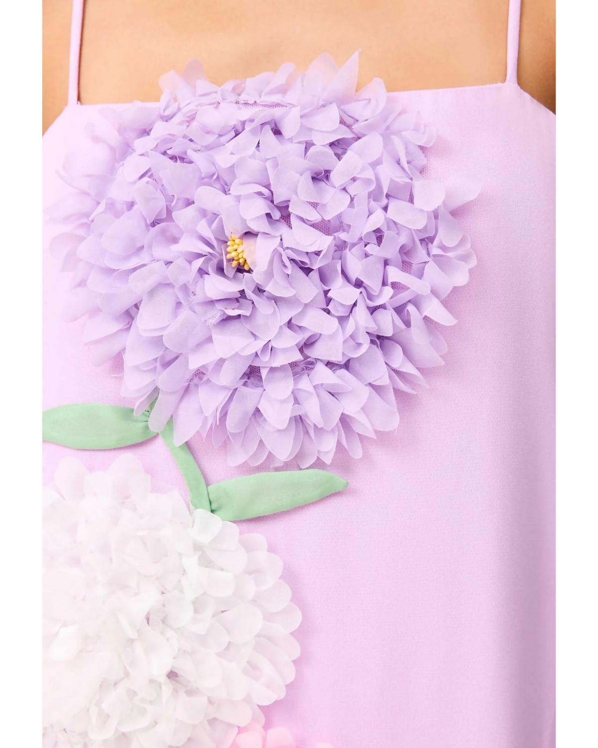 Elliatt Buttercup Embroidered Maxi Dress Purple