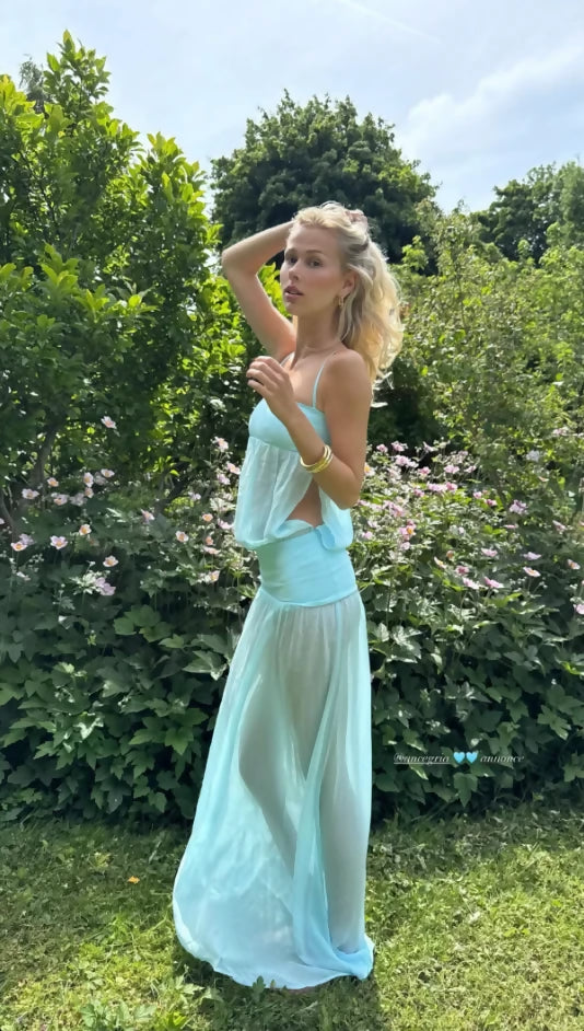 Ance Gria Romeo Aqua Gown Size XS